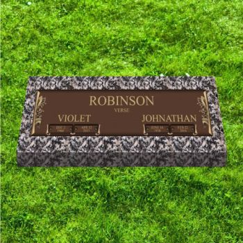 32x8 Companion Bronze on 36x13 Moonlight Gray Grassmarker GB-33 #1948