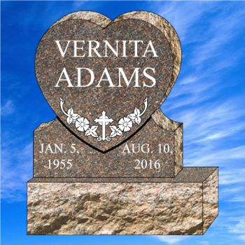 20x4x24 Deer Brown Heart #2187