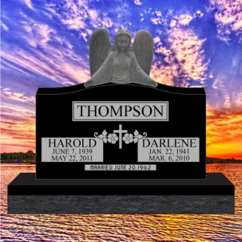 48x6x38 Black Serp Angel #2259