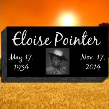 24x12x4 Black All Laser Etched Grassmarker #308L