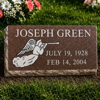 16x8x4 Deer Brown Grassmarker #310-F