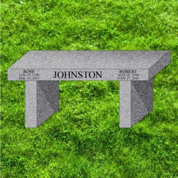 48x16x20 Gray P5 3 Piece Straight Legs Bench #547