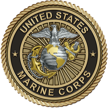 3x3 Marine Hero Medallion