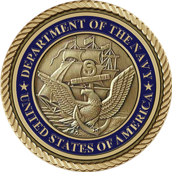 2x2 Navy Hero Medallion